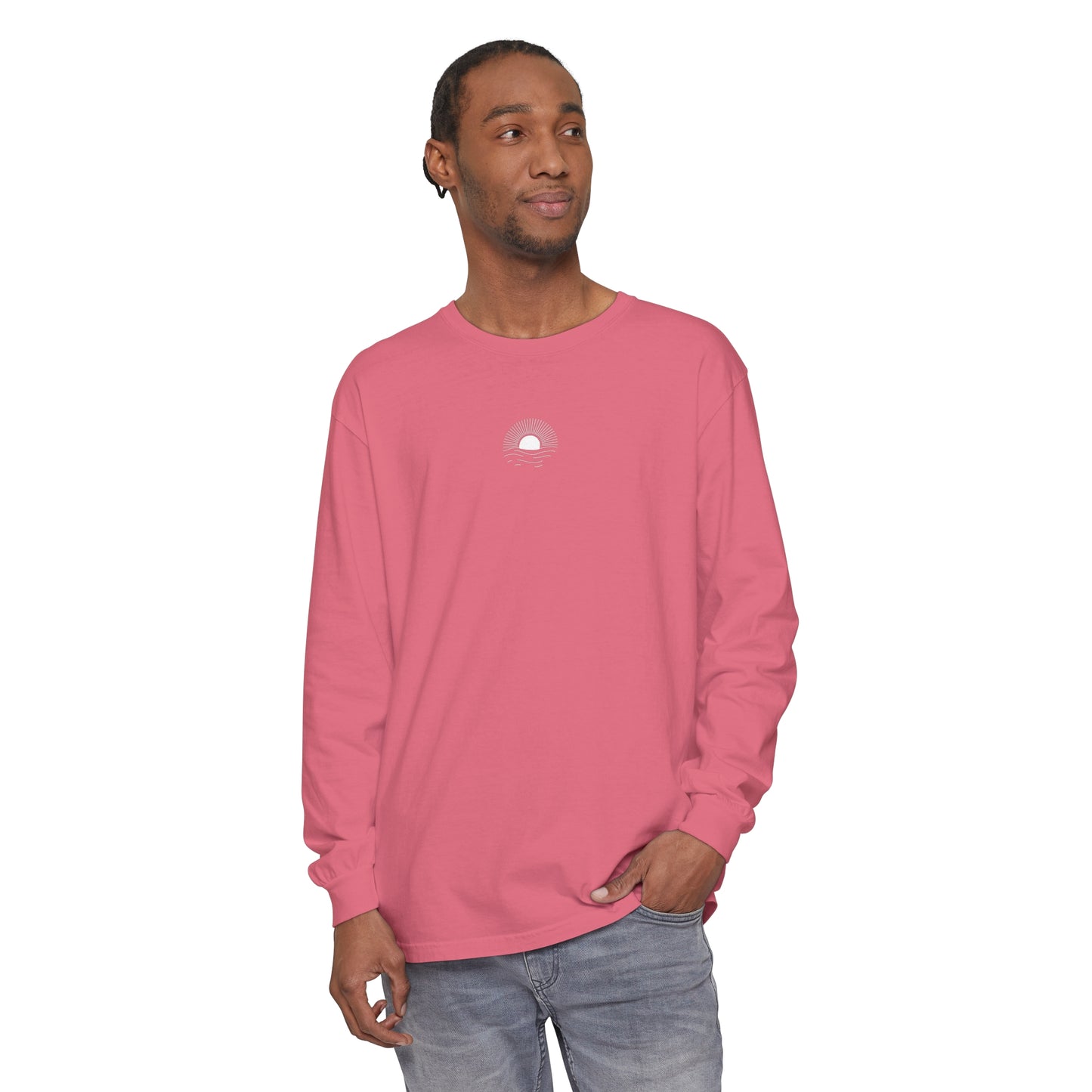 SUNRISE - Unisex Garment-dyed Long Sleeve T-Shirt