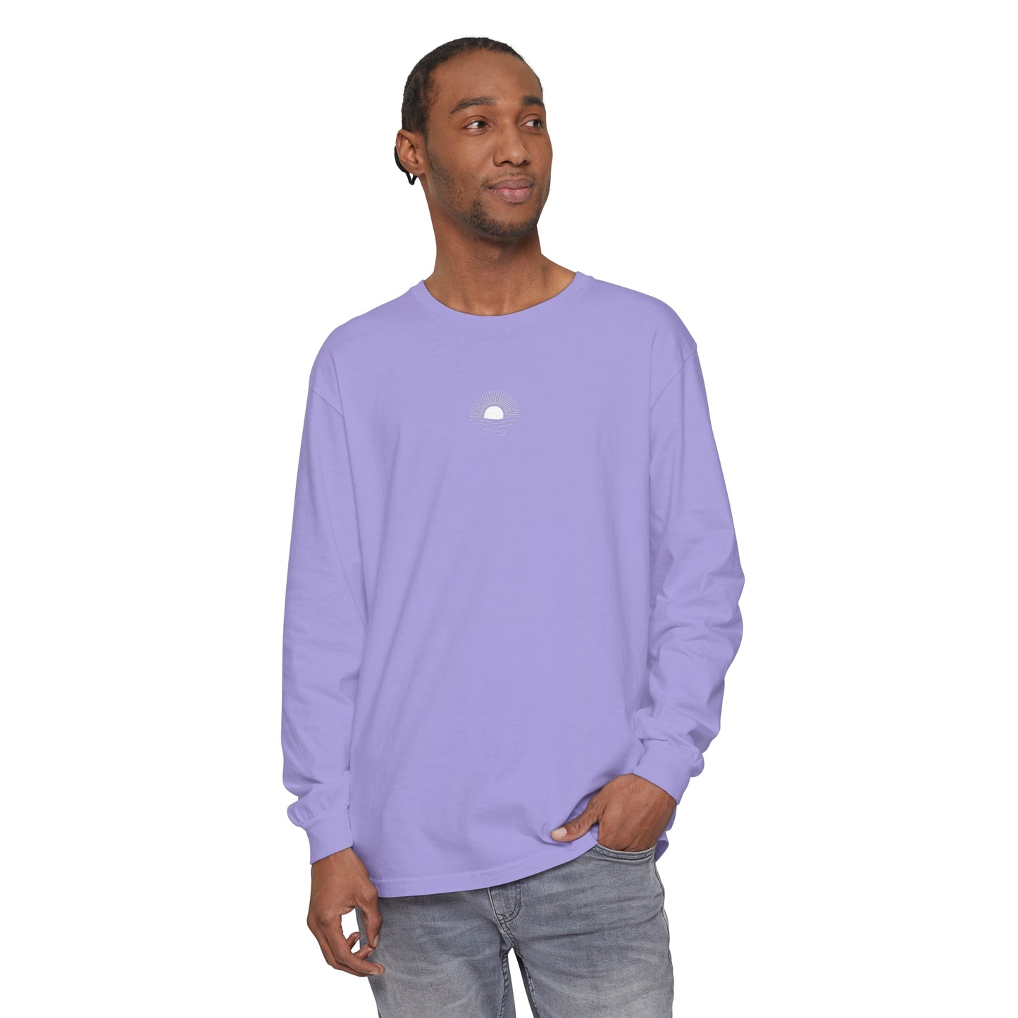 SUNRISE - Unisex Garment-dyed Long Sleeve T-Shirt