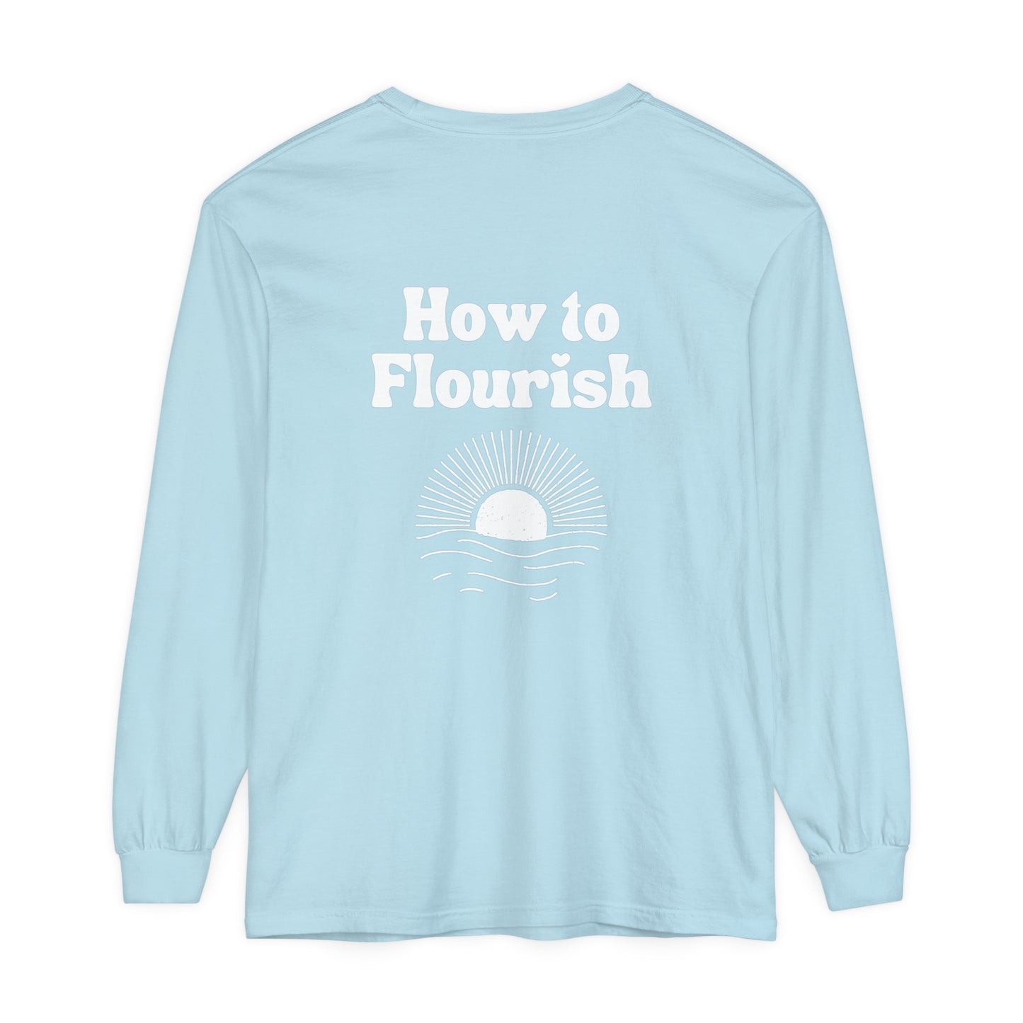 SUNRISE - Unisex Garment-dyed Long Sleeve T-Shirt